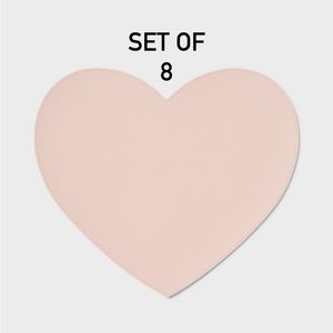 Set of 8 Heart Shaped Placemats Target Threshold New
